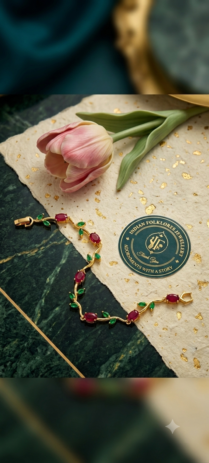 The Posy Tulip Vine Bracelet