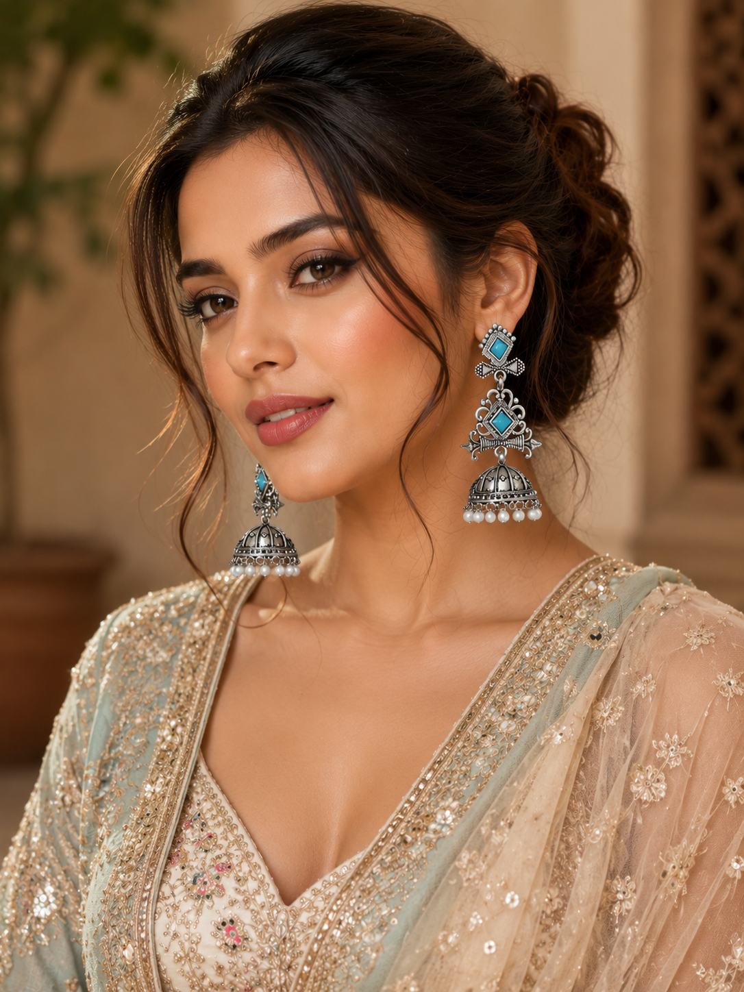 Neel Tara Jhumka