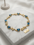 The Indigo Tulip Buds Bracelet