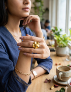 The Aurelia Crumple Ring
