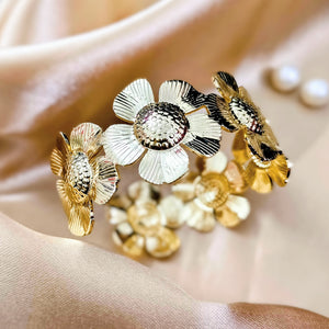 Floral Cuff Bracelet