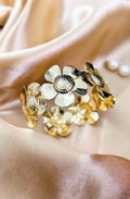 Floral Cuff Bracelet