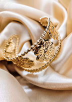 Clover Motif Cuff