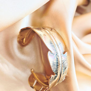 Feather Cuff Bracelet