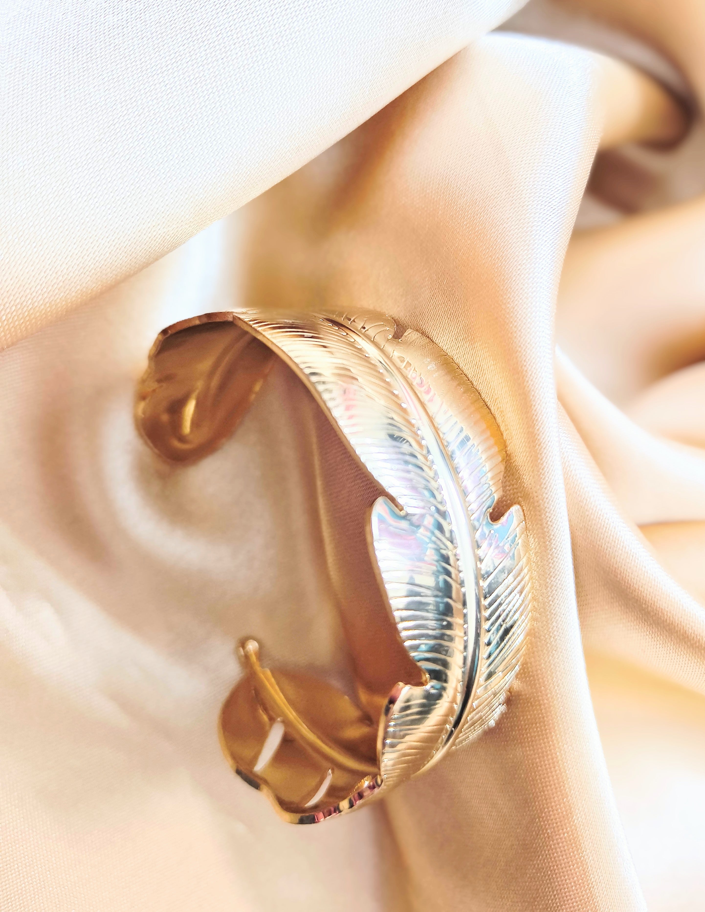 Feather Cuff Bracelet