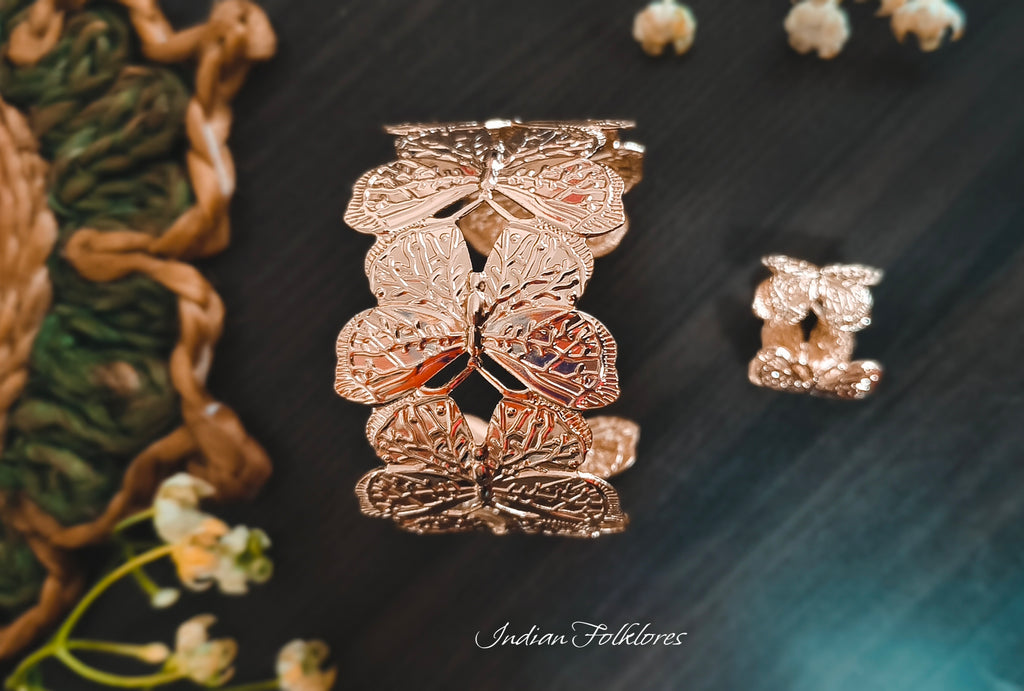 The Maripose Bracelet and Ring Muse