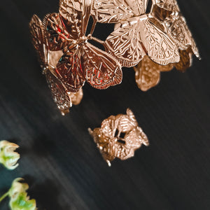 The Maripose Bracelet and Ring Muse