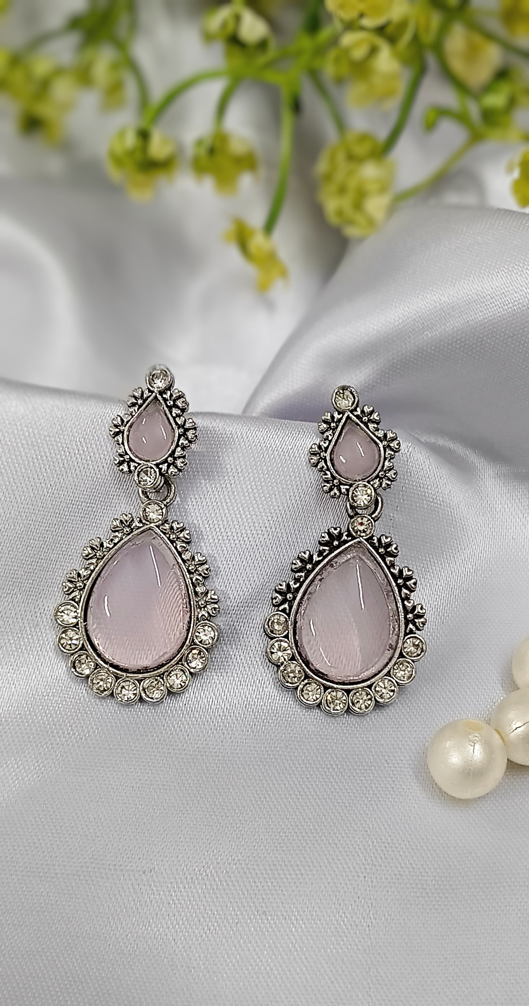 Oxidised Silver Earrings