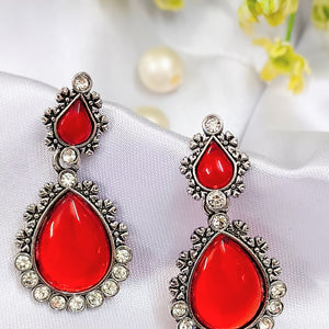 Oxidised Silver Earrings
