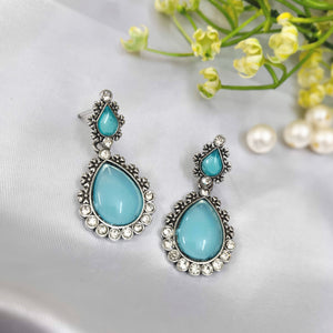 Oxidised Silver Earrings