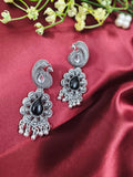 Ethnic Peacock Jhumki Earrings: