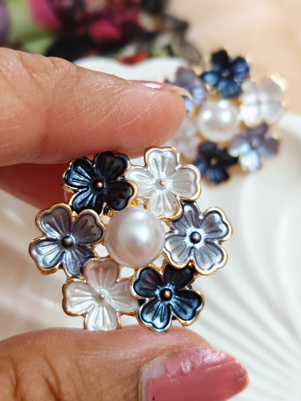 Blossom Pearl Studs