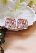 The Blush Flora Studs