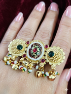 Kashmiri Triple Finger Ring