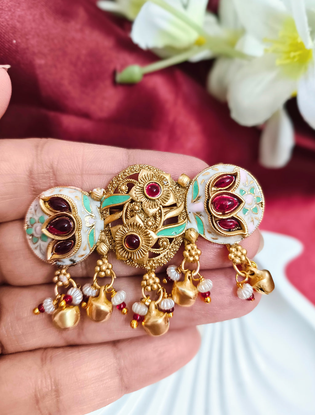 Meenakari Statement Ring