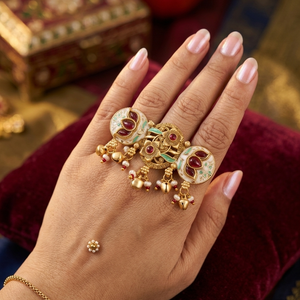 Meenakari Statement Ring