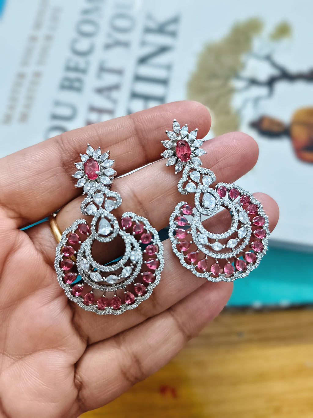 Silver CZ Earrings
