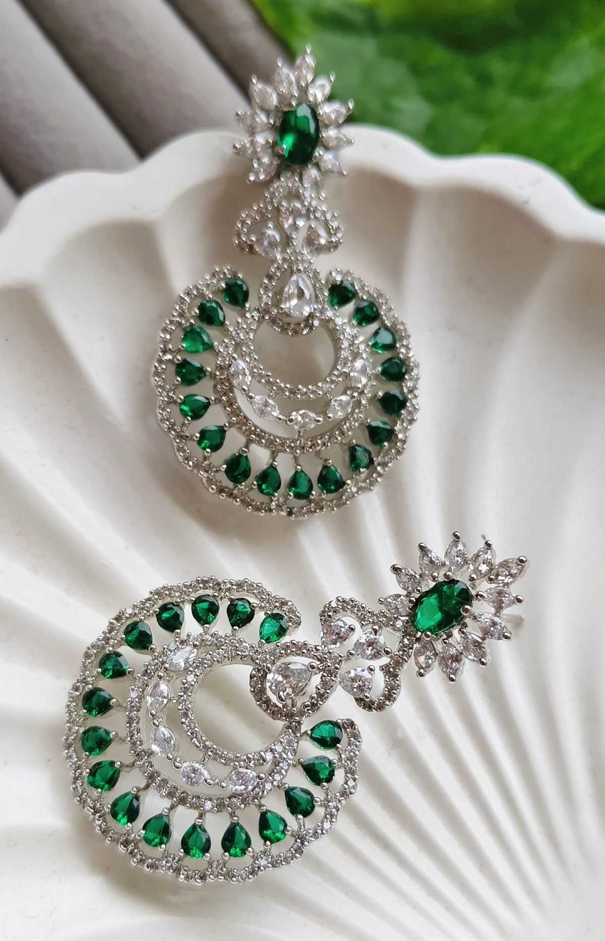 Silver CZ Earrings