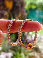 Frost & Gold Hoops