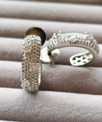 SILVER TONE BALI OR HOOP EARRINGS