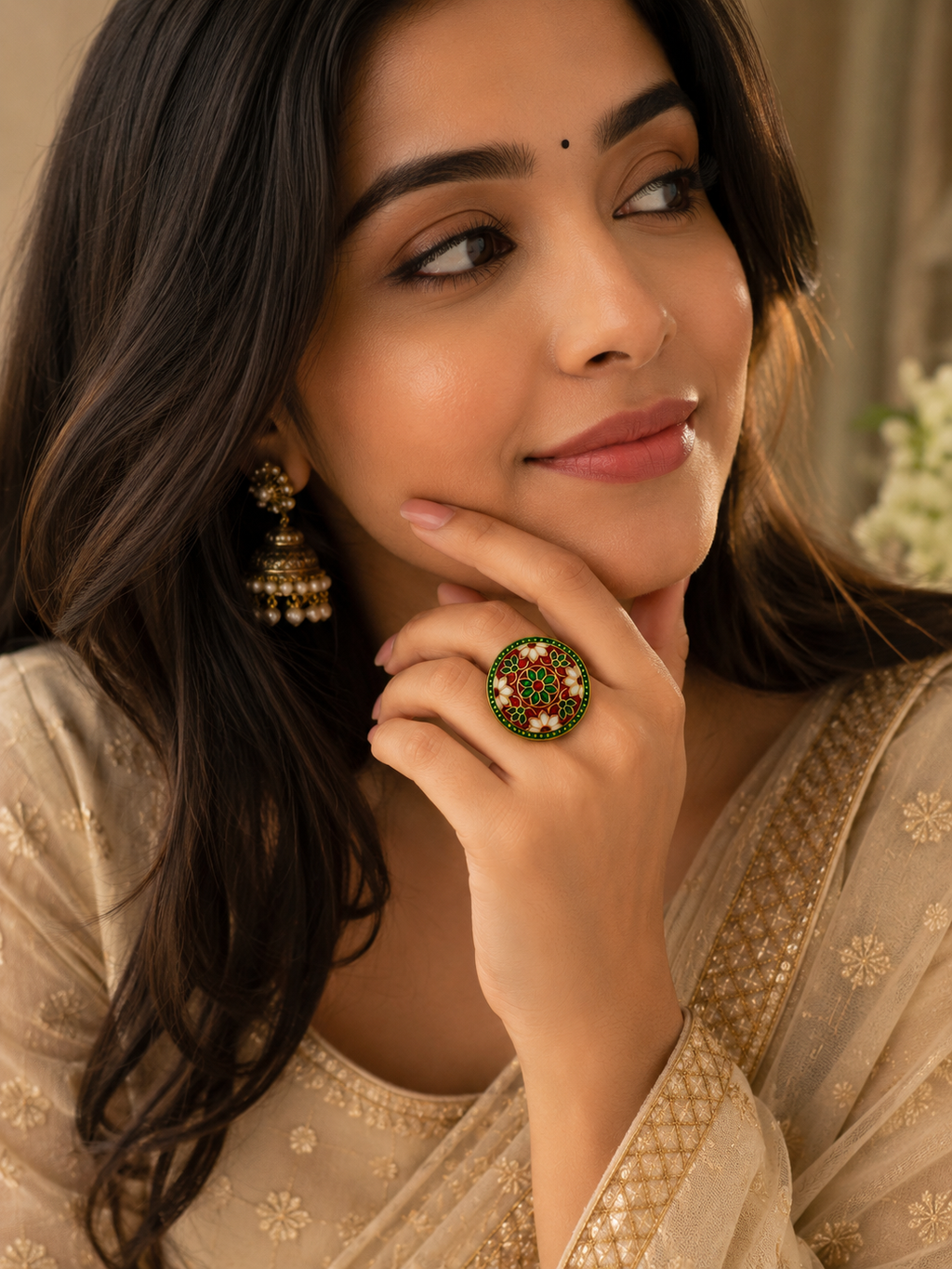 The Maharini Rosette Ring
